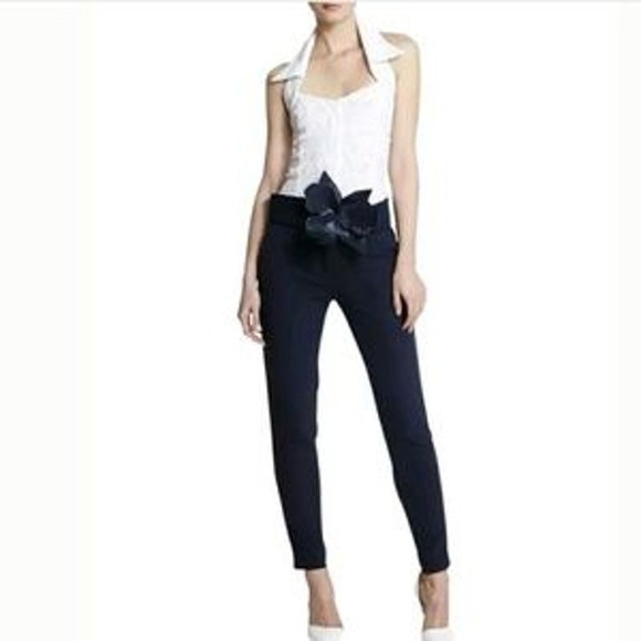 ANNE FONTAINE Lindsey Lace Halter Top - Picture 2 of 7